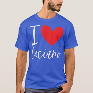 Camiseta Amo Luciano Nombre Niño Personalizado Hombre BFF F