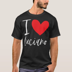 Camiseta Amo Luciano Nombre Niño Personalizado Hombre BFF F
