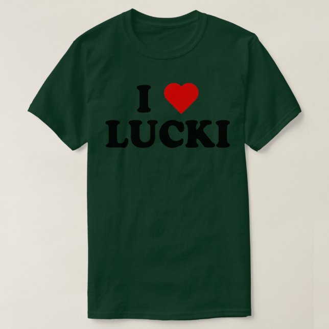 Camiseta Amo Lucki I Heart Lucki (Diseño del anverso)