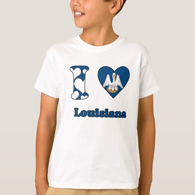 Camiseta Amo Luisiana (Anverso)