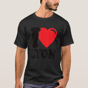 Camiseta Amo Lyon Hermosa Ciudad de Lyon Amo Lyon