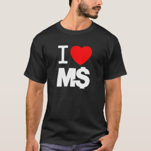 Camiseta Amo M$ (oscuro)