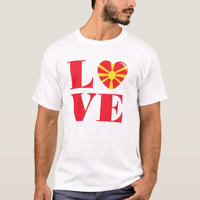 Camiseta Amo Macedonia (Anverso)