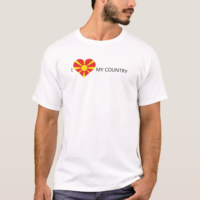 Camiseta Amo Macedonia (Anverso)