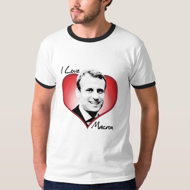 Camiseta Amo Macron - (Anverso)