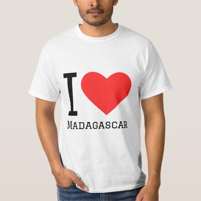 Camiseta Amo Madagascar (Anverso)