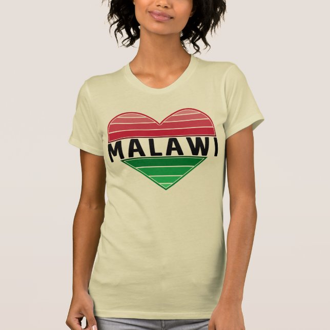 Camiseta Amo Malawi, el corazón de Malawi (Anverso)