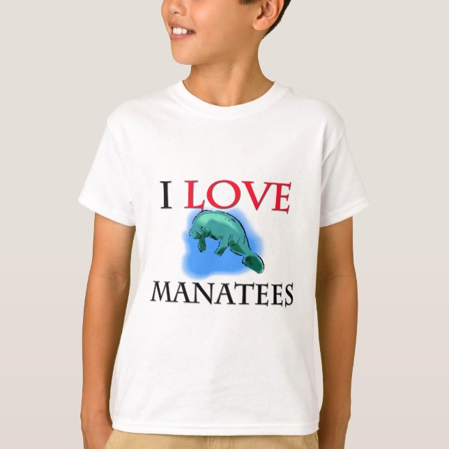 Camiseta Amo Manatees (Anverso)