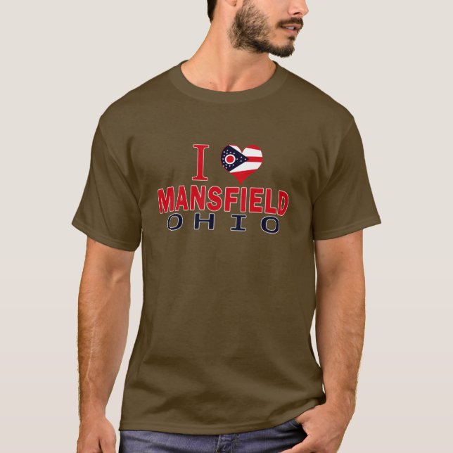 Camiseta Amo Mansfield, Ohio (Anverso)