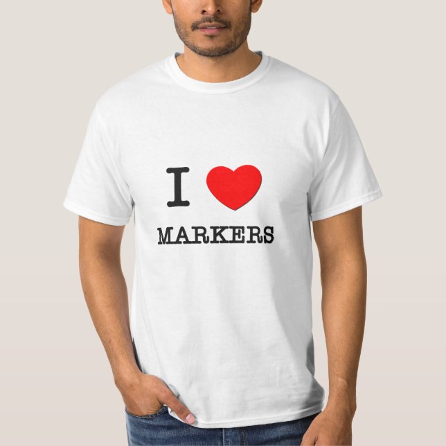Camiseta Amo marcadores (Anverso)