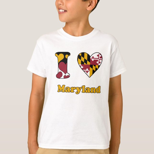Camiseta Amo Maryland (Anverso)