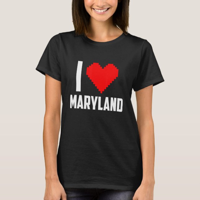 Camiseta Amo Maryland (Anverso)