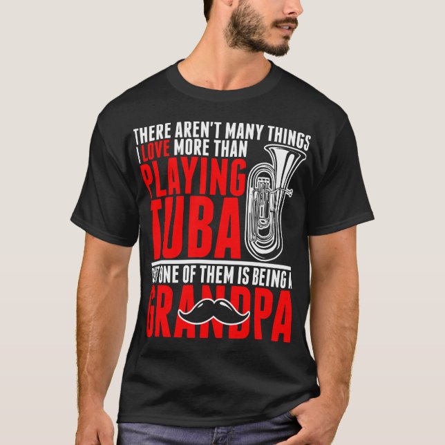 Camiseta Amo más que jugando al abuelo de la tuba (Anverso)