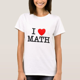 Camiseta Amo MATEMÁTICAS