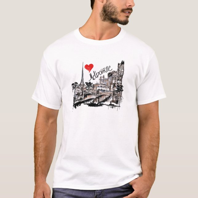 Camiseta Amo Melbourne (Anverso)