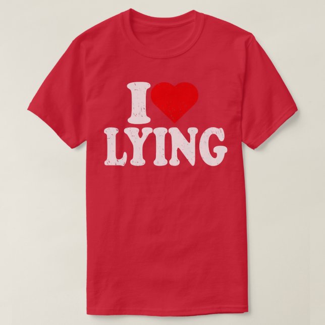 Camiseta Amo Mentir (Diseño del anverso)