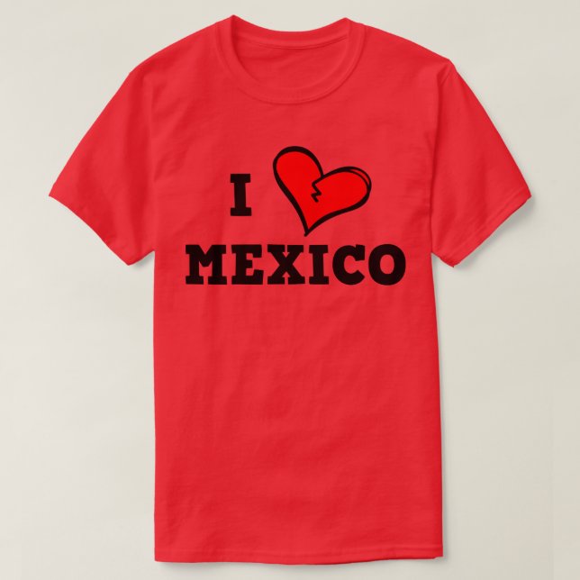 Camiseta Amo México (Diseño del anverso)