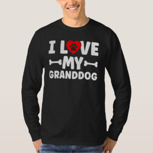 Camiseta Amo mi abuelo abuelo abuelo de perro 10