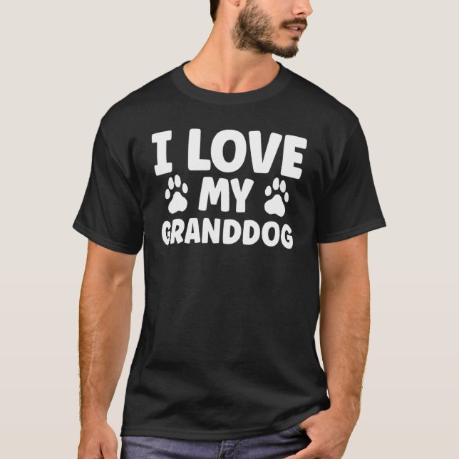 Camiseta Amo mi abuelo abuelo abuelo de perro 11 (Anverso)