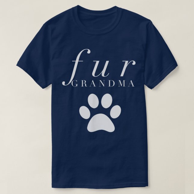 Camiseta Amo Mi Abuelo Fur Grandma  (Diseño del anverso)