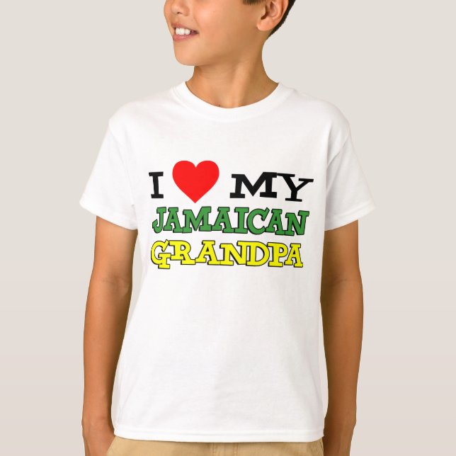 Camiseta Amo Mi Abuelo Jamaiquino (Anverso)