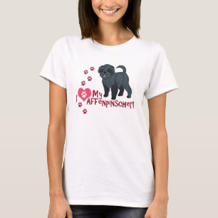 Camiseta ¡Amo mi Affenpinscher!
