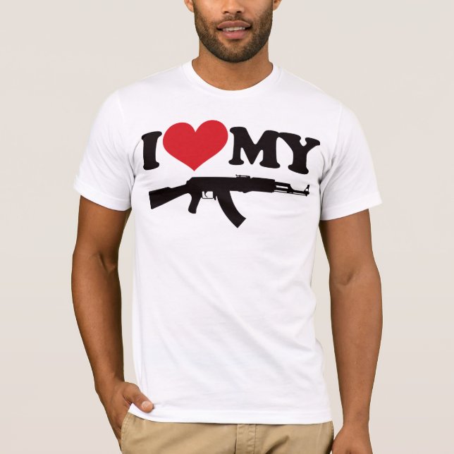 Camiseta Amo mi AK47 (Anverso)