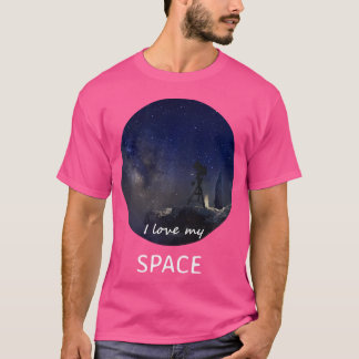 Camiseta Amo mi astronomía espacial