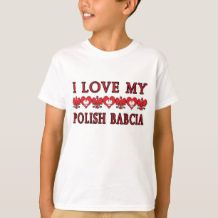 Camiseta Amo mi Babcia polaca