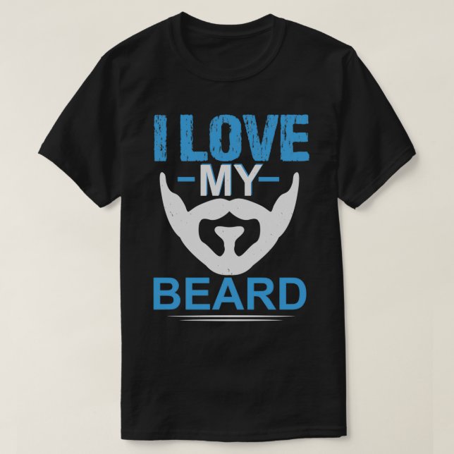 Camiseta Amo mi barba (Diseño del anverso)
