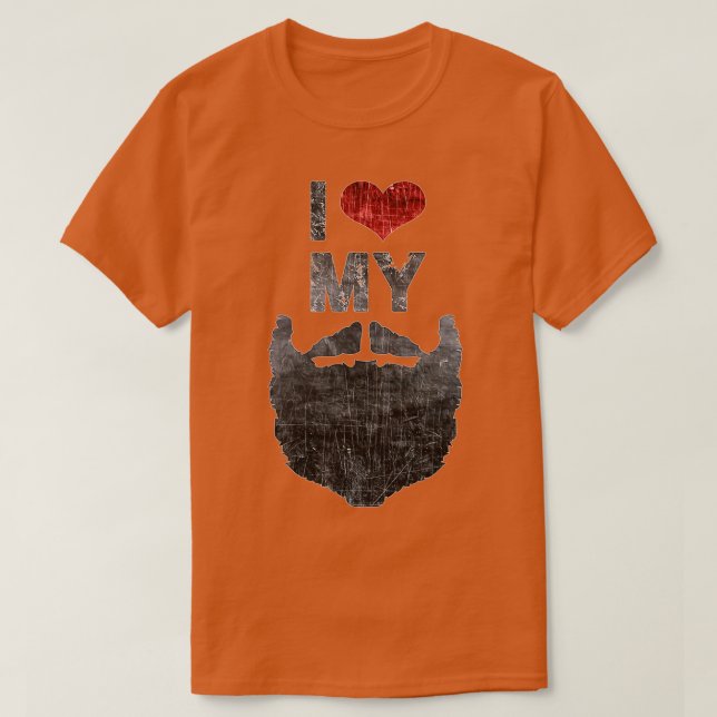 Camiseta Amo Mi Barba 2 (Diseño del anverso)