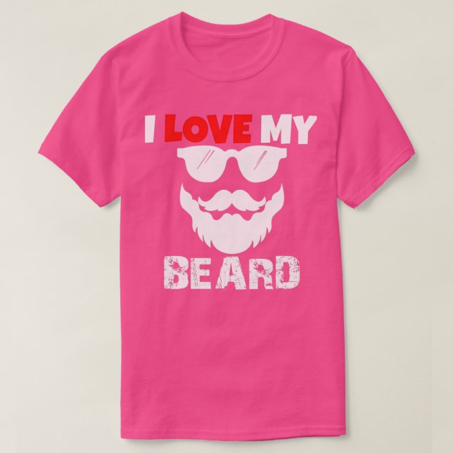 Camiseta Amo Mi Barba 6 (Diseño del anverso)