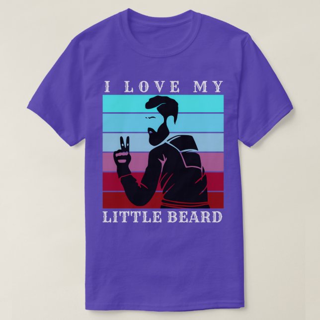 Camiseta Amo Mi Barba Pequeña 27 (Diseño del anverso)
