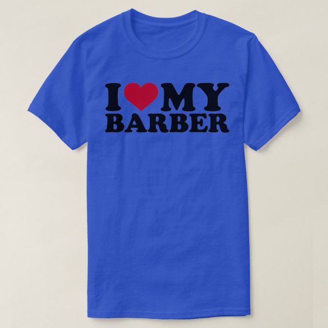 Camiseta Amo mi Barber (Diseño del anverso)
