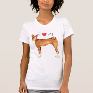 Camiseta Amo mi Basenji
