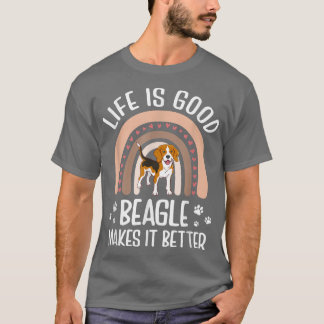 Camiseta Amo Mi Beagle Cute Mejor Beagle Mamá Regalo Pu