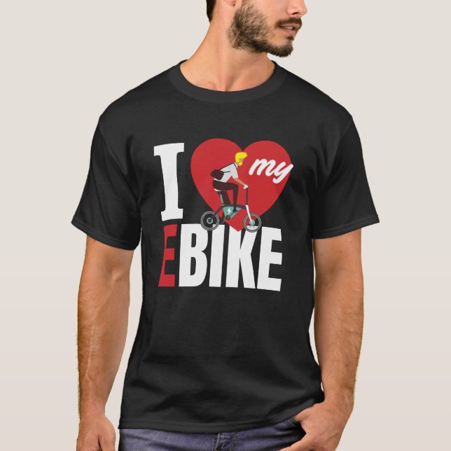 Camiseta Amo Mi Bicicleta E (Anverso)