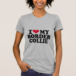 Camiseta Amo mi border collie