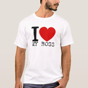 Camiseta Amo mi Boss (el negro)