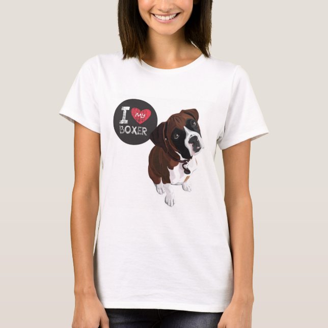 Camiseta Amo Mi Boxer (Anverso)