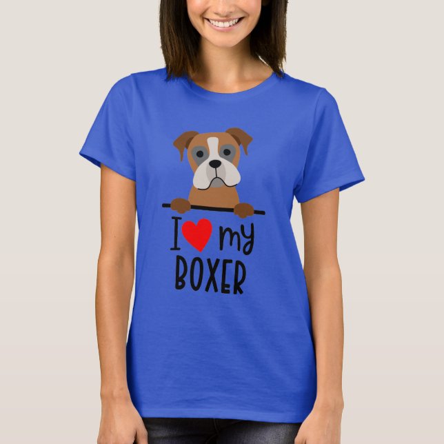 Camiseta Amo Mi Boxer (Anverso)