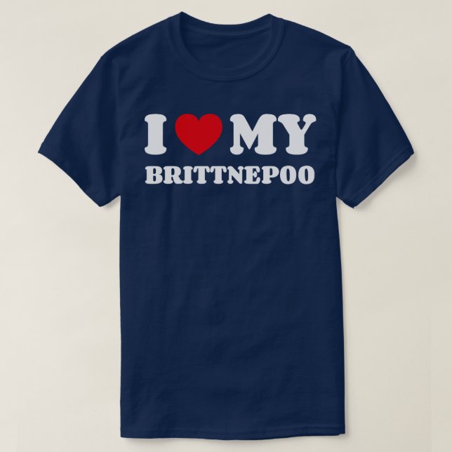 Camiseta Amo Mi Brittnepoo (Diseño del anverso)