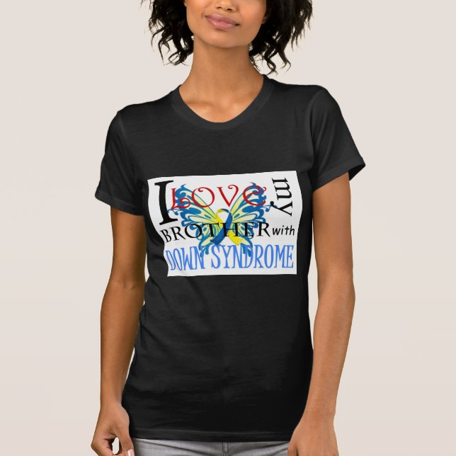 Camiseta Amo mi Brother con Síndrome de Down (Anverso)