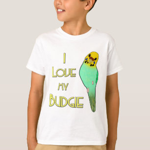 Camiseta Amo mi Budgie