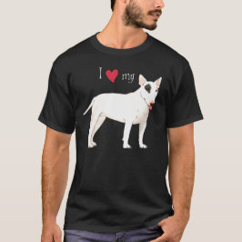 Camiseta Amo mi bull terrier