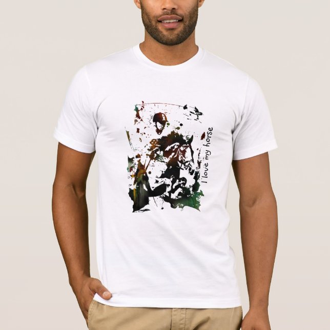 Camiseta Amo mi caballo (Anverso)