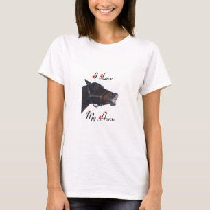 Camiseta ¡Amo mi caballo! Divertido