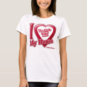 Camiseta Amo mi caballo - Foto