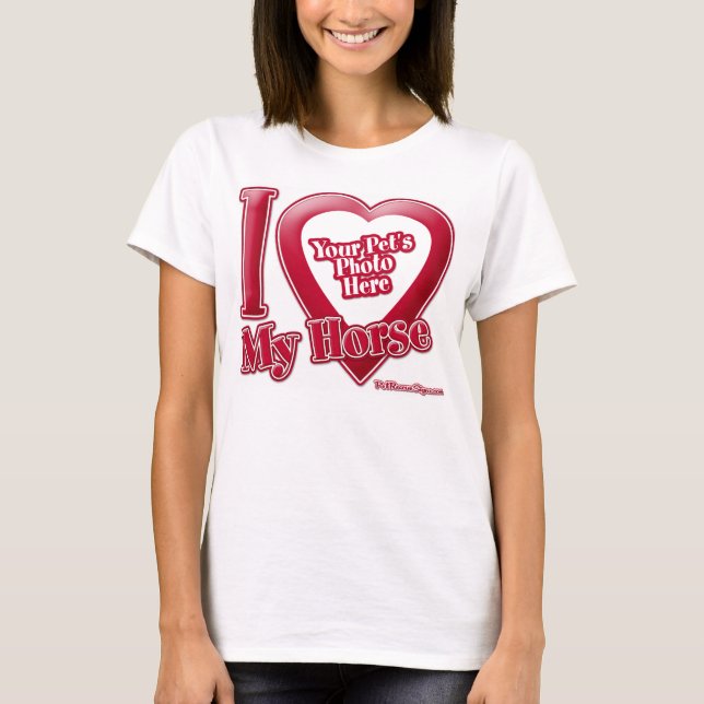 Camiseta Amo mi caballo - Foto (Anverso)