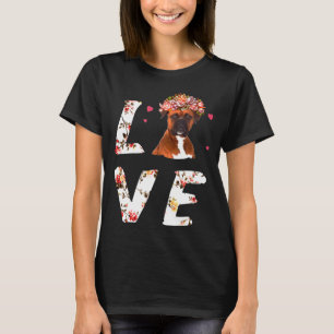 Camiseta Amo Mi Cabeza De Perro De Boxer